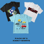Pack of 3 Best selling T-shirts for Boys