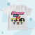 The Power puff printed T shirt for Girls