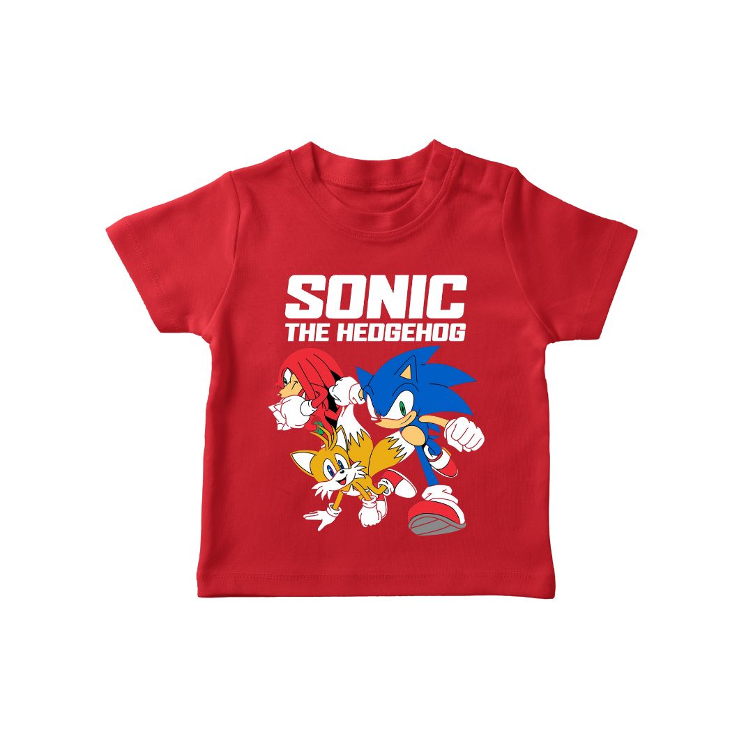 Sonic The Hedgehog Red printed t shirt