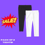 Pack of 2 Tights for girls
