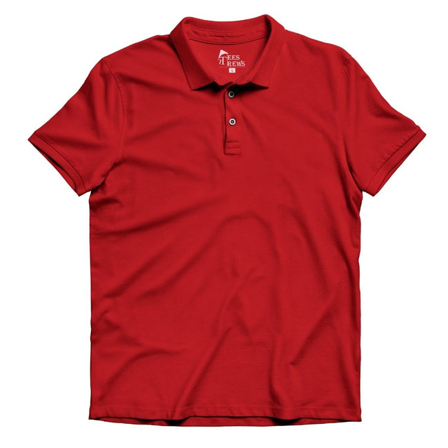 RED polo shirt