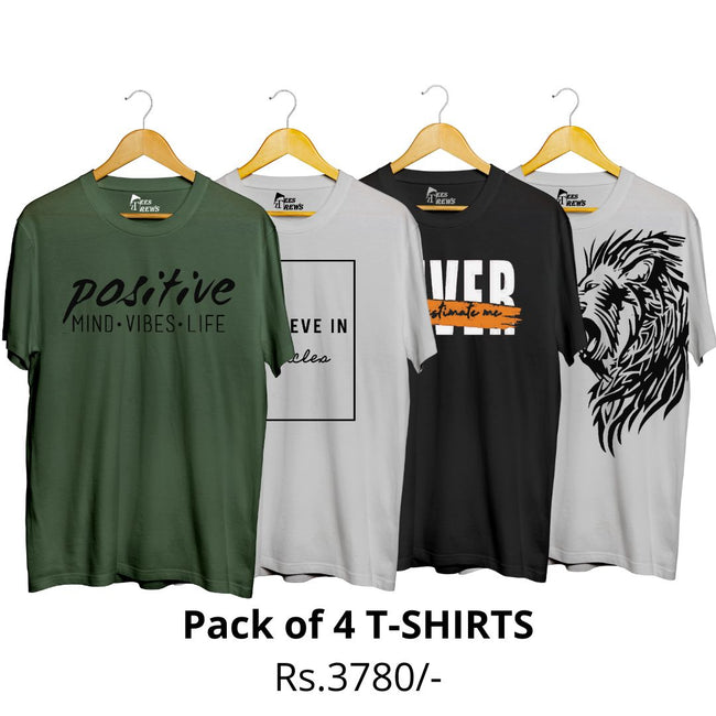 Pack of 4 shirts- 06