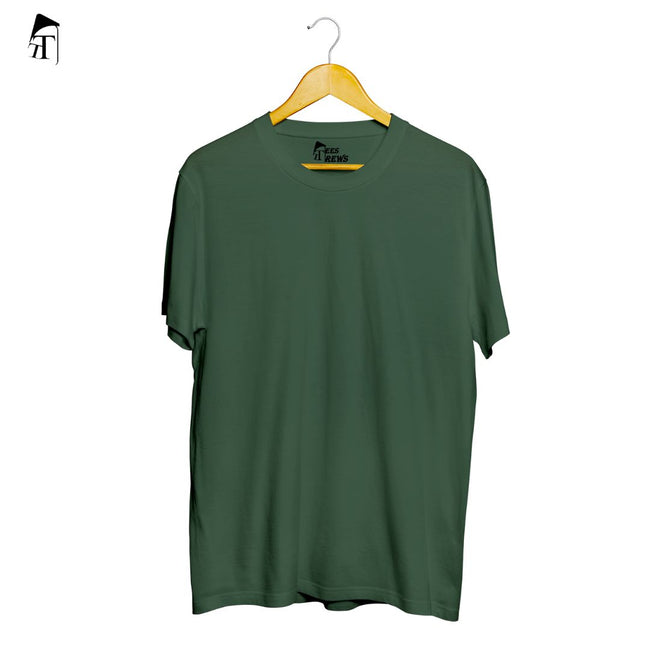 Army green Plain T-shirt