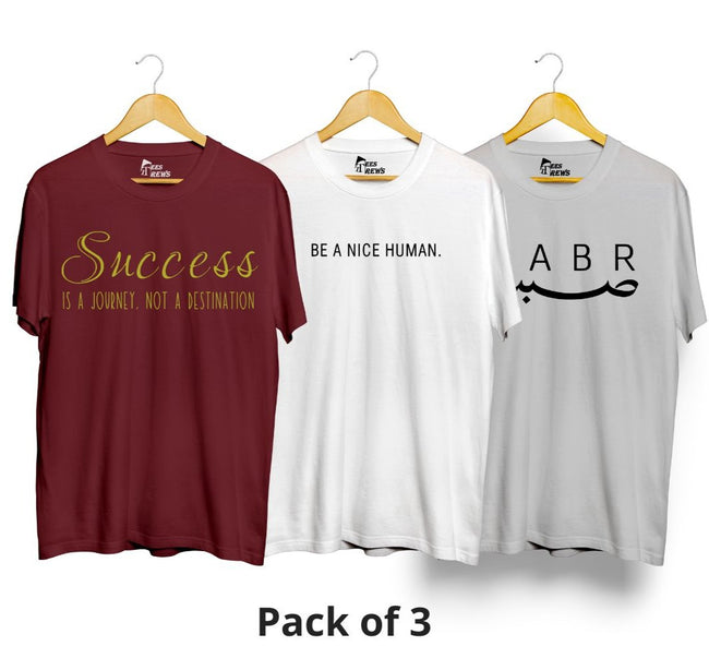 Pack of 3 printed  shirts